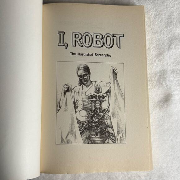 I Robot The Illustrated Screenplay Harlan Ellison Isaac 2004 1st ibooks printing - Picture 3 of 10